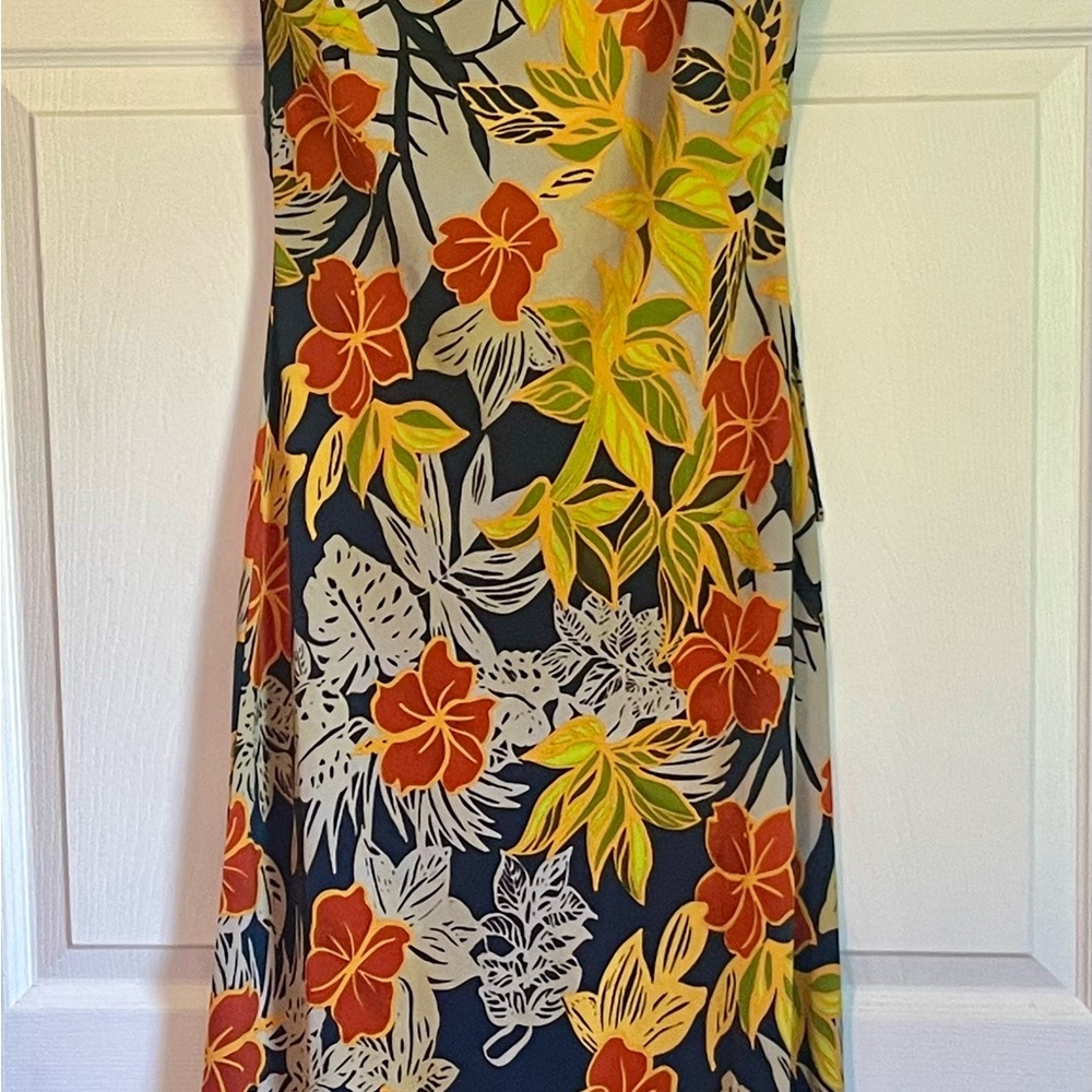 Vintage Y2K Floral Print Sleeveless Dress - Picture 2 of 10